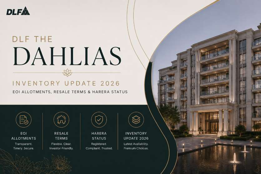 DLF The Dahlias Inventory Status